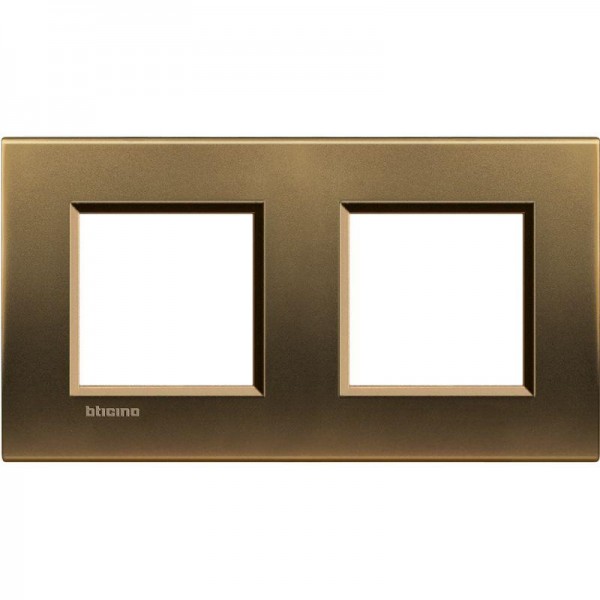  Рамка 2-м LivingLight прямоугол. бронза Leg BTC LNA4802M2BZ 