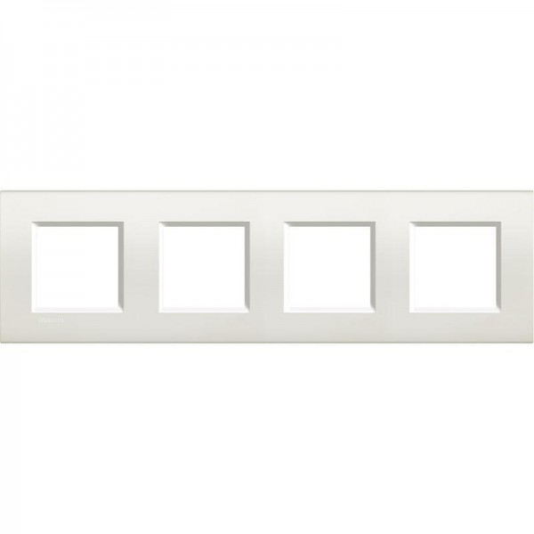  Рамка 4-м LivingLight прямоугол. бел. Leg BTC LNA4802M4BI 