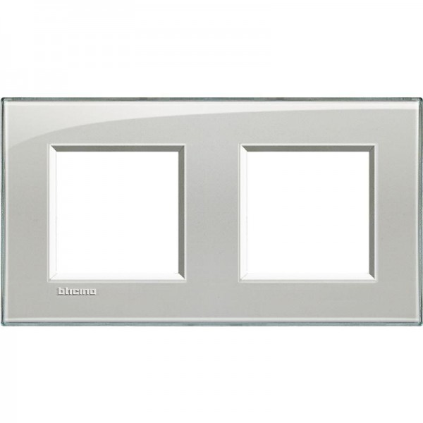  Рамка 2-м LivingLight прямоугол. серое небо Leg BTC LNA4802M2KG 
