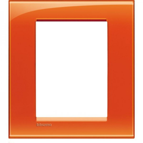  Рамка 3+3мод. LivingLight прямоугол. оранж. Leg BTC LNA4826OD 