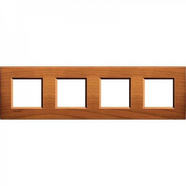  Рамка 4-м LivingLight прямоугол. американская вишня Leg BTC LNA4802M4LCA 
