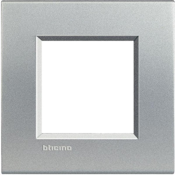  Рамка 2мод. LivingLight алюм. Leg BTC LNA4802TE 