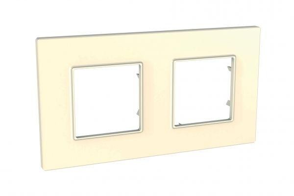  Рамка 2-м Unica quadro беж. SchE MGU2.704.25 