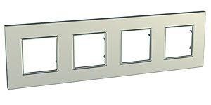  Рамка 4-м Unica quadro титан SchE MGU6.708.57 