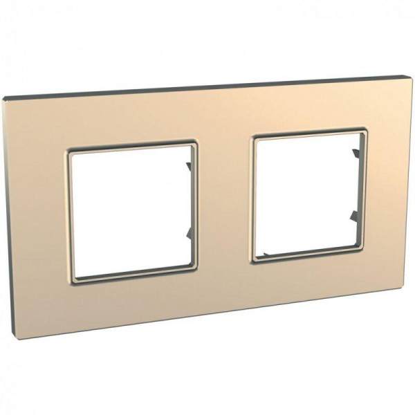  Рамка 2-м Unica quadro медь SchE MGU6.704.56 