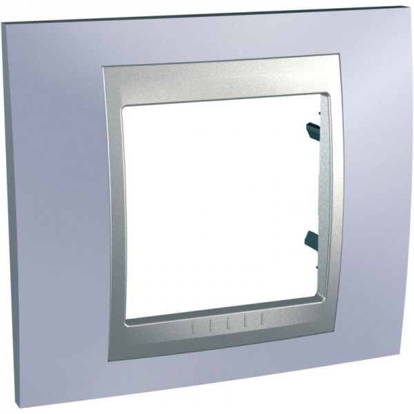  Рамка 1-м Unica Top берилл/алюм. SchE MGU66.002.098 