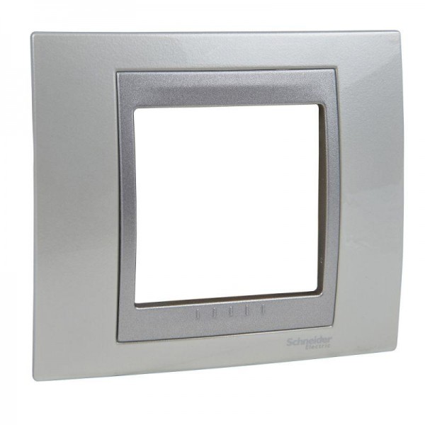  Рамка 1-м Unica Top нордик/алюм. SchE MGU66.002.092 