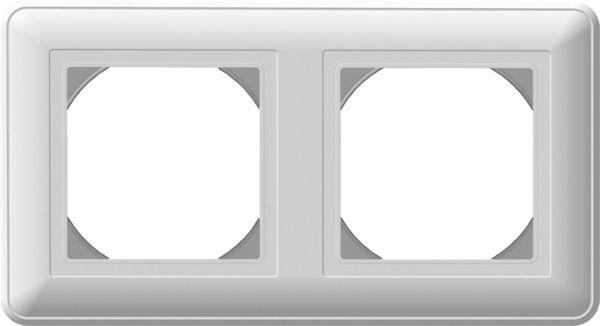  Рамка 2-м W59 AQUA IP44 горизонт. бел. SchE KD-2B-18 