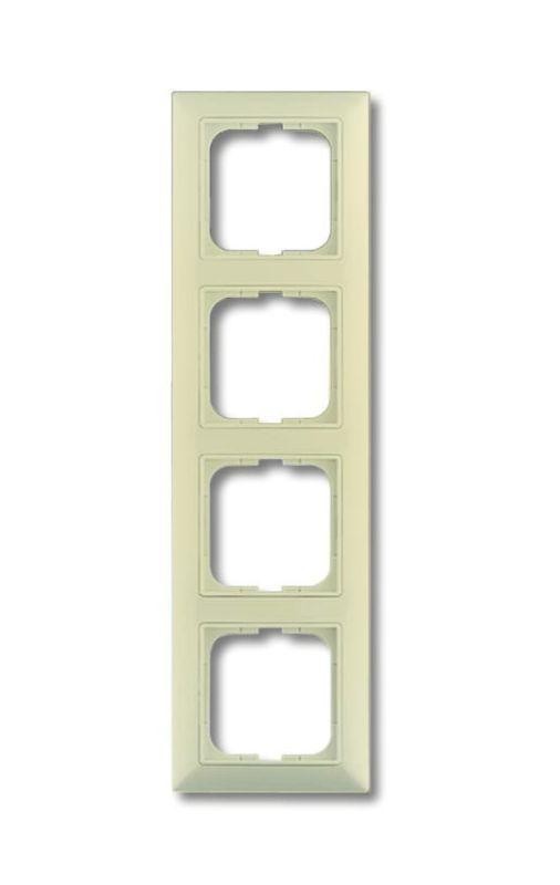  Рамка 4-м Basic с декор. накл. сл. кость ABB 2CKA001725A1487 