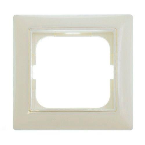  Рамка 1-м Basic с декор. накл. сл. кость ABB 2CKA001725A1484 
