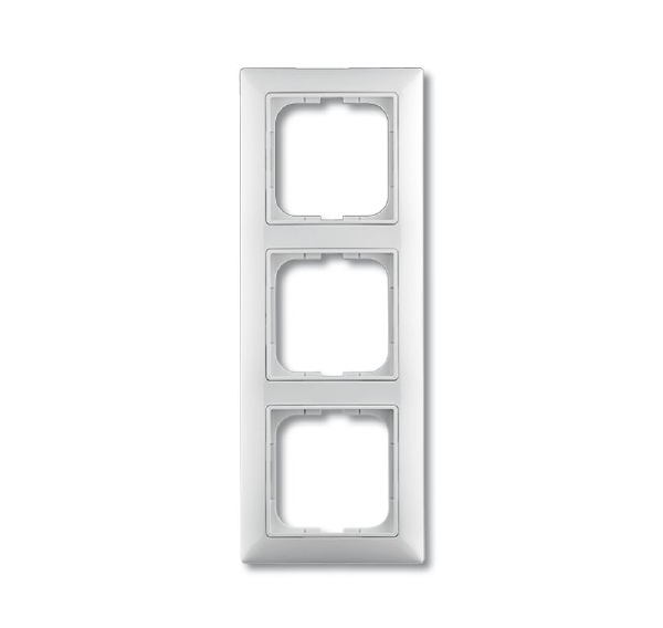  Рамка 3-м Basic с декор. накл. альп. бел. ABB 2CKA001725A1481 