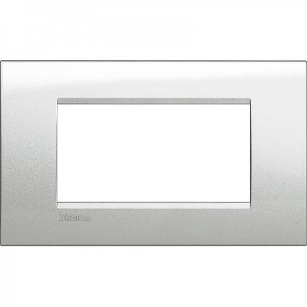  Рамка 4-м LivingLight "Лунное серебро" Leg BTC LNA4804GL 