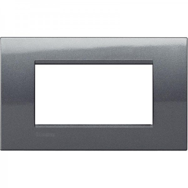  Рамка 4-м LivingLight "Сталь" Leg BTC LNA4804AC 