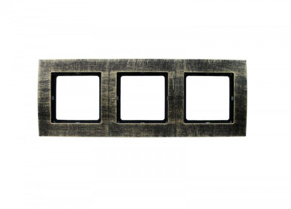  Рамка 3-пост. Palazzo Vintage зол. патина Duwi 26528 3 