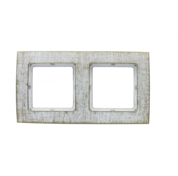  Рамка 2-пост. Palazzo Vintage бел. зол. Duwi 26584 9 
