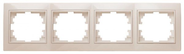  Рамка 4-м СП Plano 1-504-02 гор. сл. кость Intro Б0027630 