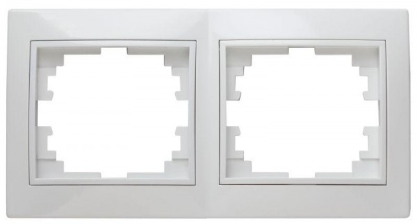  Рамка 2-м СП Plano 1-502-01 гор. бел. Intro Б0027625 