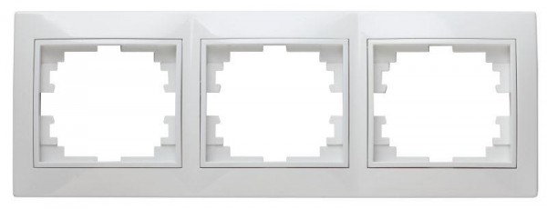  Рамка 3-м СП Plano 1-503-01 гор. бел. Intro Б0027627 