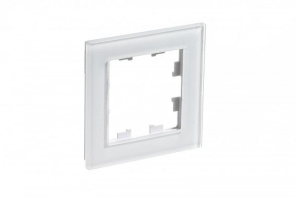  Рамка 1-м AtlasDesign Nature стекло бел. SchE ATN320101 