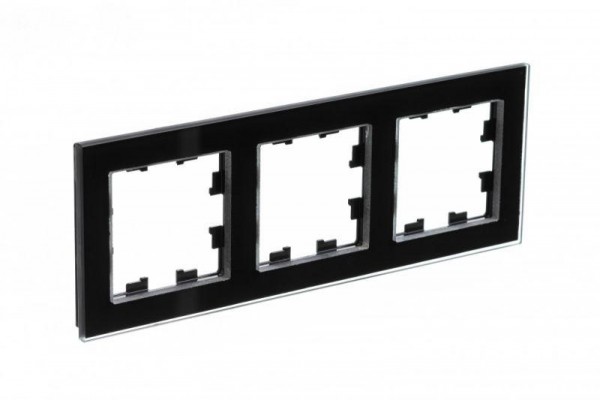  Рамка 3-м AtlasDesign Nature стекло черн. SchE ATN321003 