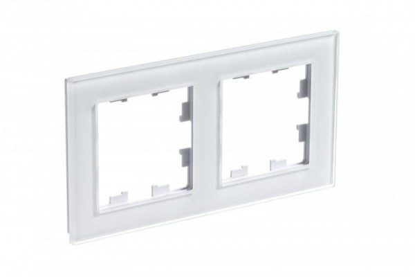  Рамка 2-м AtlasDesign Nature стекло бел. SchE ATN320102 