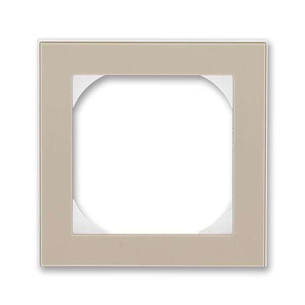 Рамка Levit 1п 55х55 для механизмов BJE кофе макиато/бел. ABB 2CHH015510A4018 