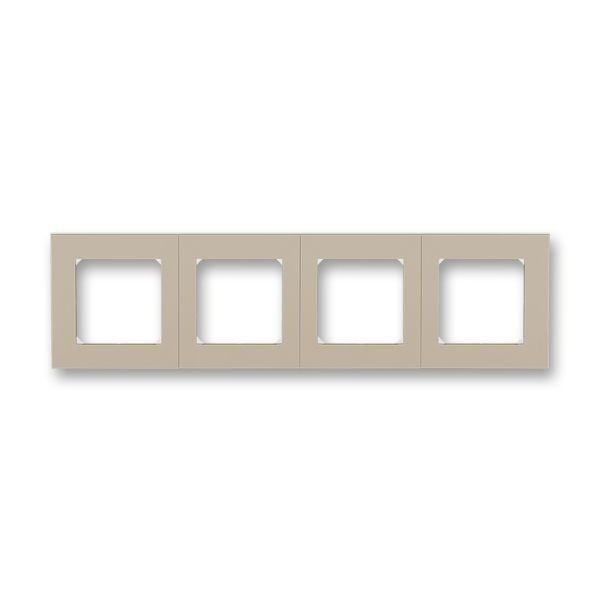  Рамка Levit 4п кофе макиато/бел. ABB 2CHH015040A6018 