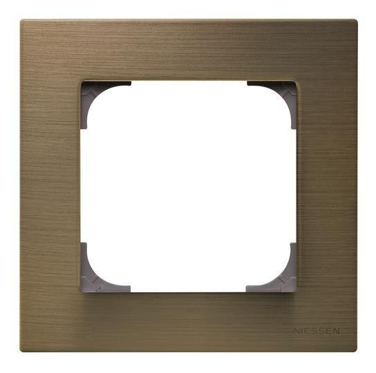  Рамка 1-постовая SKY античная латунь ABB 2CLA857100A1201 