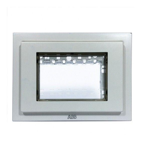  Рамка 3мод. Zenit ITA монтажная + набор монтаж. IP55 FM бел. ABB 2CLA337300N1101 