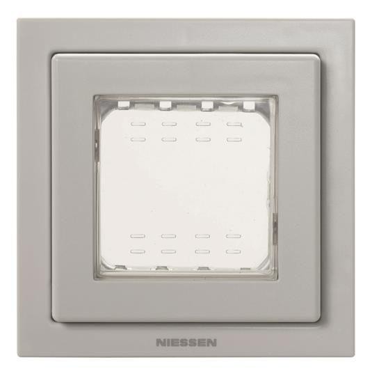  Рамка 1-м 2мод. Zenit монтажная + набор монтаж. IP55 FM антрацит ABB 2CLA327100N1801 