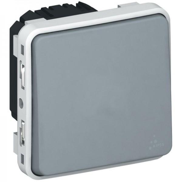  Механизм выключателя 1-кл. СП PLEXO с выд. врем. 250В IP55 бел. Leg 069504 