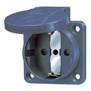  Розетка Schuko 16А 2P+З IP54 син. Mennekes 11061 