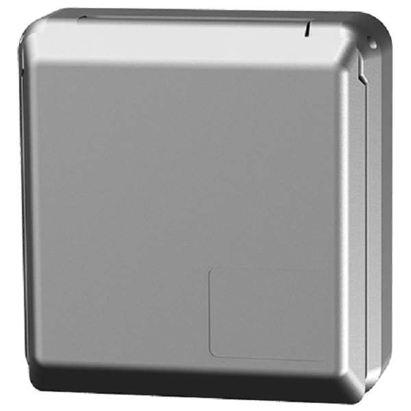  Розетка СП 16А 2п+З 230В IP44 CEPEX SCHUKO с коробкой винтовое соединение серебр. Mennekes 4984 