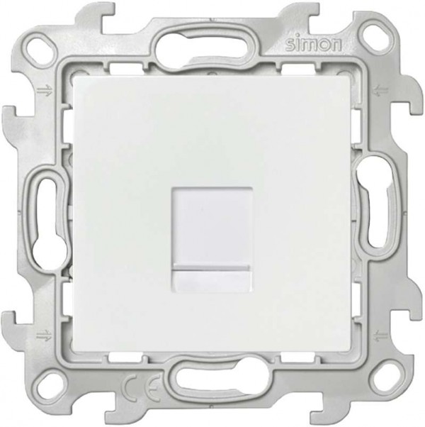  Механизм розетки телефонной RJ11 Simon24 бел. 2410480-030 