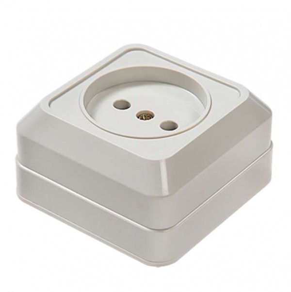  Розетка 1-м BOLLETO накл. 7022 бел. ASD / IN HOME 4680005959785 