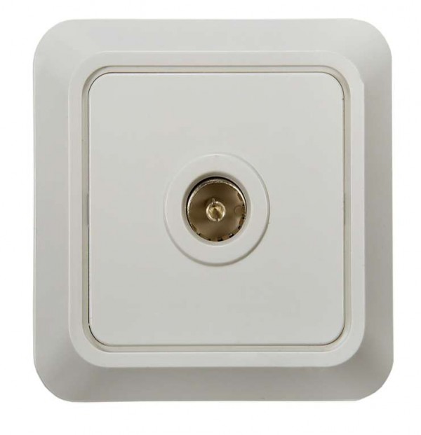  Розетка TV BOLLETO накл. 7027 бел. ASD / IN HOME 4680005959815 