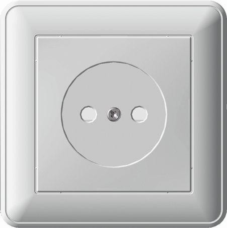  Розетка 1-м СП W59 16А IP20 защ. шторки без заземл. сл. кость SchE RS16-151-28 