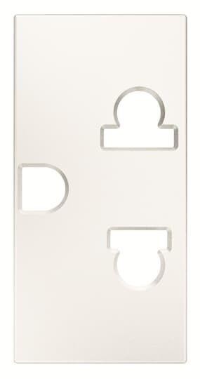  Механизм розетки EU/US стандарта Zenit 1-модульный альп. бел. ABB 2CLA213800N1101 