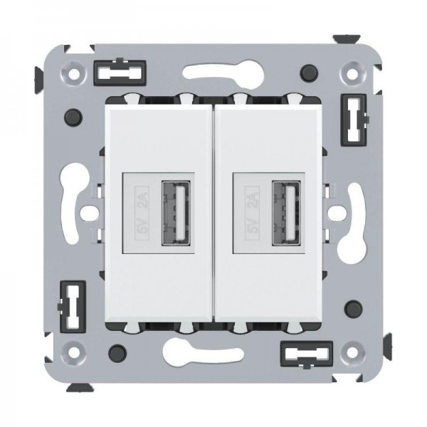  Устройство зарядное USB СП Avanti "Белое облако" DKC 4400543 
