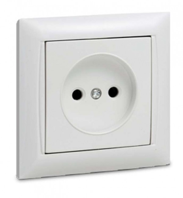  Розетка 1-м VALENZO 6022 бел. ASD / IN HOME 4690612006345 
