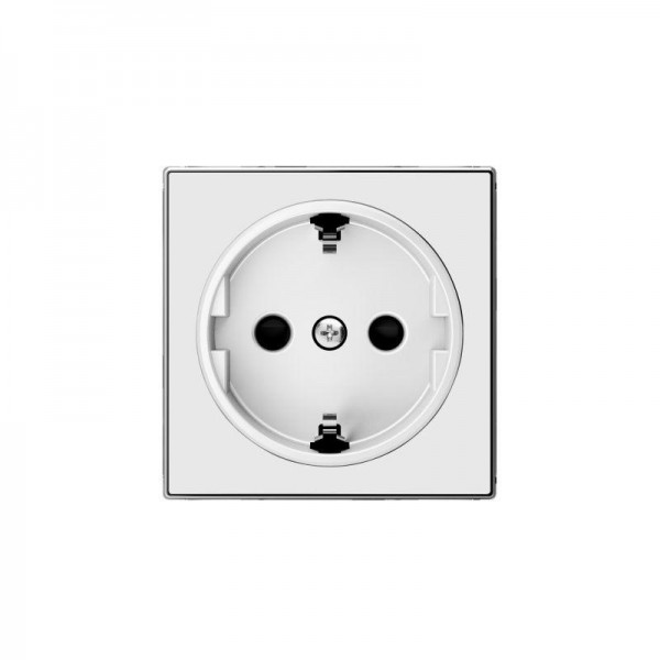  Накладка для розетки SCHUKO SKY стекло бел. ABB 2CLA858800A2101 