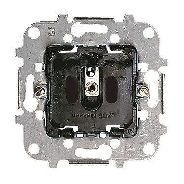  Механизм розетки 1-м 16А/230В с заземл. франц. станд. ABB 2CLA818700A1001 