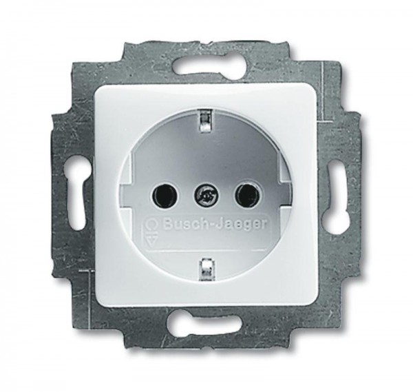  Розетка Schuko 16А 250В альп. бел. ABB 2CKA002011A2829 