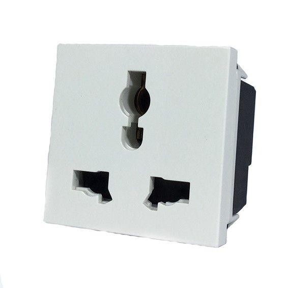  Механизм розетки 2мод. Zenit 13А-15А 127-230В 2P+E универс. с заземл. шампань ABB 2CLA223900N1901 