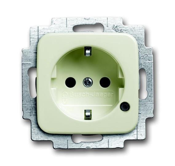  Розетка Schuko Duro с индикацией LED сл. кость ABB 2CKA002013A5280 