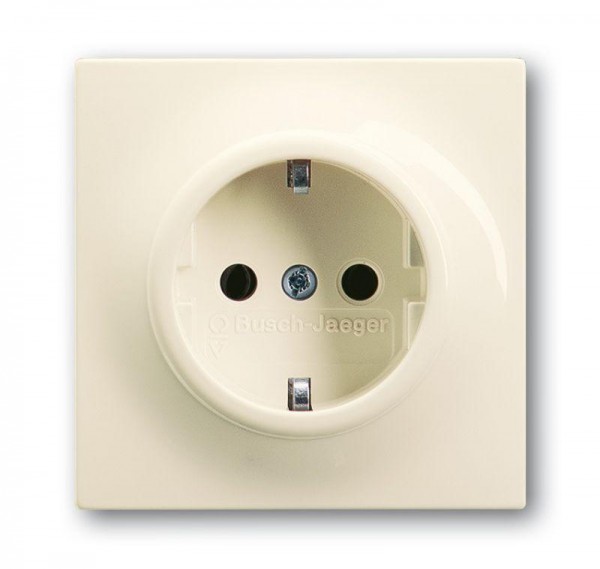  Розетка Schuko Impuls 16А 250В сл. кость ABB 2CKA002011A6224 