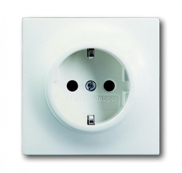  Розетка Schuko Impuls 16А 250В бел. бархат ABB 2CKA002011A3891 