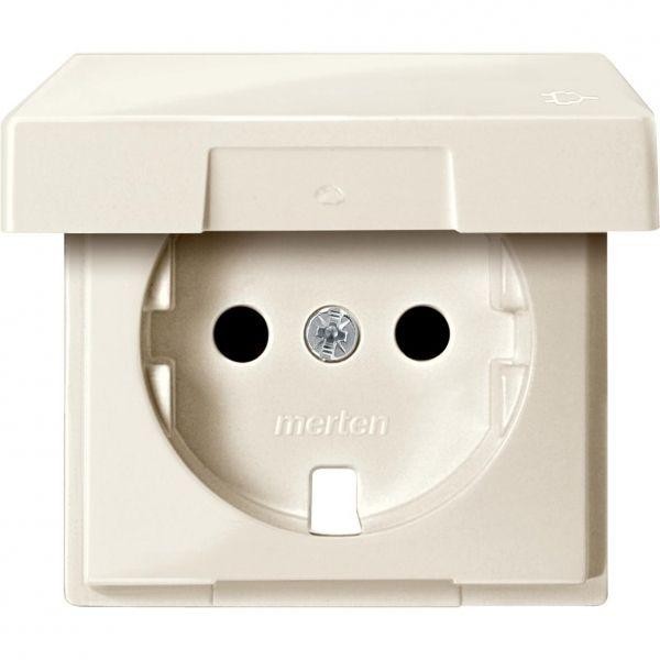  Плата Merten центральная с креп. для мех. розетки SCHUKO беж. SchE MTN2340-0344 