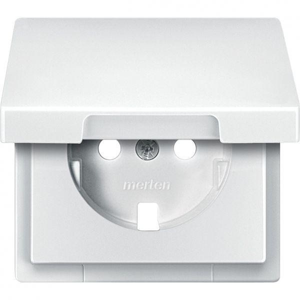  Плата Merten центральная с креп. для мех. розетки SCHUKO бел. SchE MTN2341-4019 