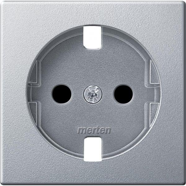  Плата Merten центральная для мех. розетки SCHUKO алюм. SchE MTN2330-0460 